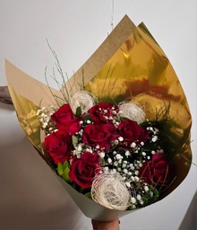 Rouge d’or de 7 Roses Rouges